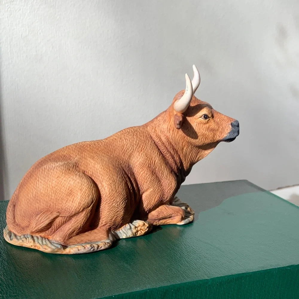 The Nativity Ox Holiday Figurine - Picture 1 of 4